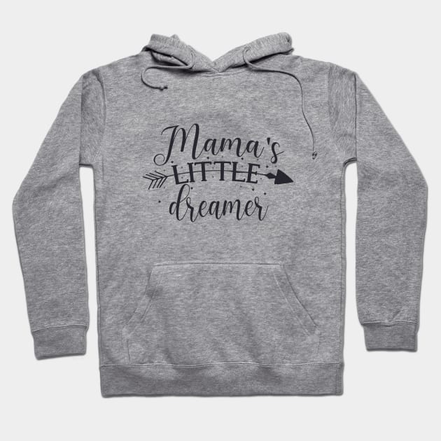 Mama's Little Dreamer Mama's Little Treasure Cute gift for baby Hoodie by BoogieCreates